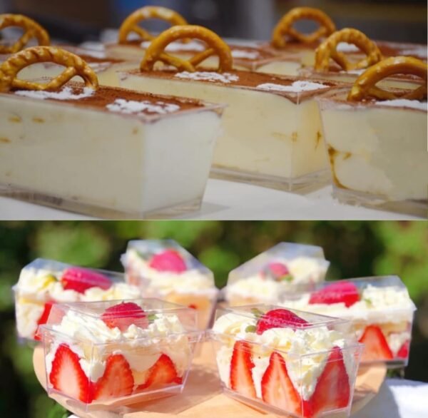 Mousse Cups with Lids