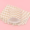 Gold Chevron Treat Bags
